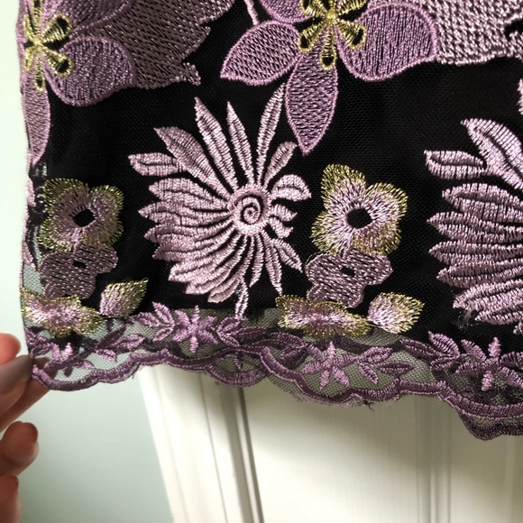 Purple and black homecoming dress - Picture 4 of 5